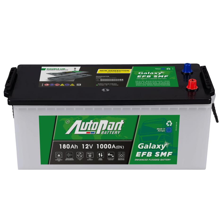 Батарея акумуляторна свинцева стартерна 6СТ-180Аз Autopart Galaxy Plus EFB SMF